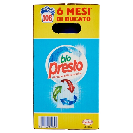 BIO PRESTO Liquido Classico 36x3 Lav - 1,8L x3